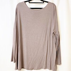 Ash & Antler Light Brown Long Sleeve "Shania Top" Small